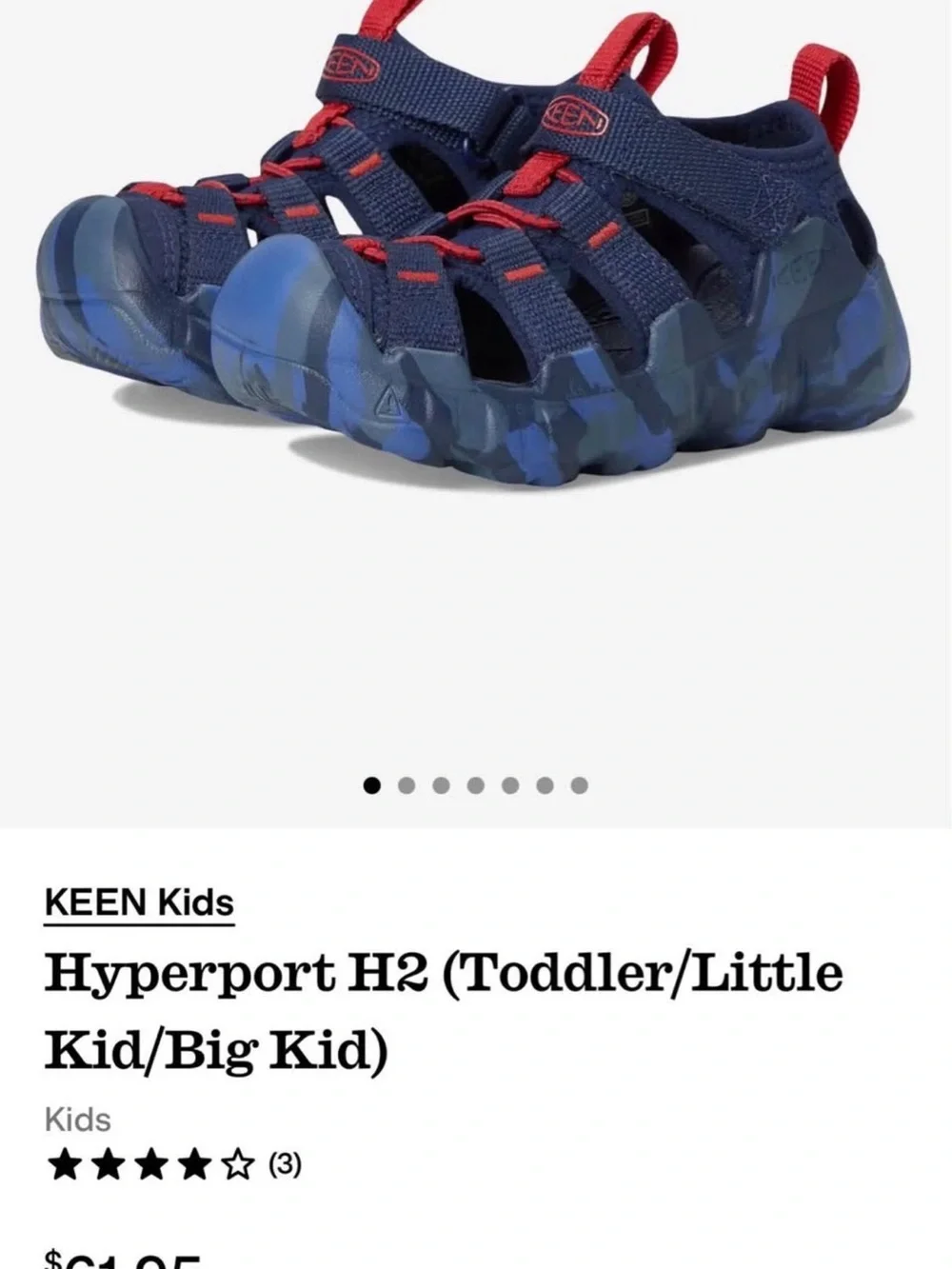 Keen Kids Navy Sandals